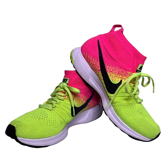Nike Zoom Nike Pegasus All‎ Out Fly Knit  Size 7Y 8.5W - Picture 2 of 11